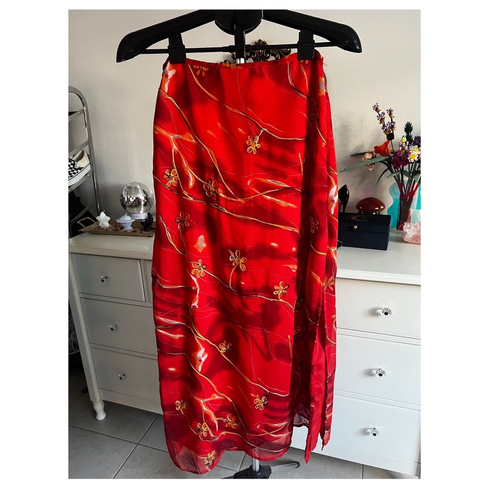Vintage Midi Volcanic Skirt